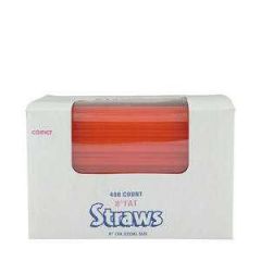 FAT STRAW 8"" RED F800R 6/400