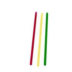 SIP-N-STIR STRAW 5-1/4"" NEON SS525NA 10/1000
