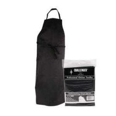 VINYL APRON DISHWASHING 29x42 BLACK 866A