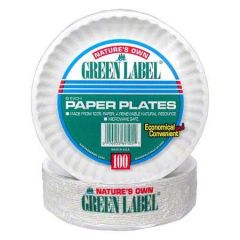 PAPER PLATE 6"" 10/100