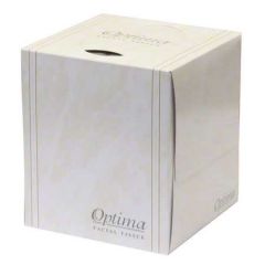 OPTIMA FACIAL TISSUE CUBE BOX 9X8 36/90
