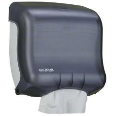 MULTIFOLD TOWEL DISPENSER PLASTIC SMOKE
