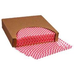 SANDWICH WRAP 12x12 RED CHECK 5/1000