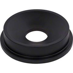 BRONCO CONTAINER FUNNEL LID 32 GALLON BLACK 4/CS