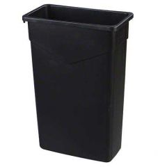 TRIMLINE CONTAINER 23 GALLON BLACK 4/CS