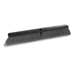 PUSH BROOM 18"" MEDIUM GRAY (HEAD ONLY) 12/CS