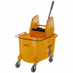 MOP BUCKET DOWN PRESS COMBO 35 QUART YELLOW