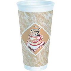 FOAM CUP 20oz CAFE (16 SERIES LID) 500/CS