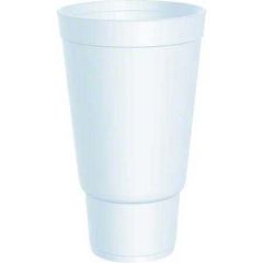 FOAM CAR CUP 32oz WHITE 20/25