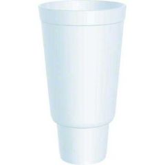 FOAM CAR CUP 44oz WHITE 20/15