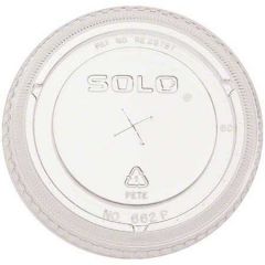 STRAW SLOT LID (9,12,20oz) CLEAR 10/100