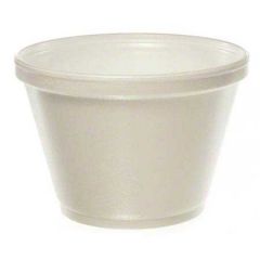 FOAM SQUAT CONTAINER 6oz (12 SERIES LID) 20/50