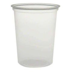 PLASTIC DELI CONTAINER 32oz CLEAR (NL8RT LID) 20/25