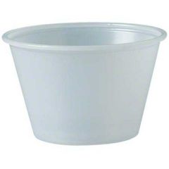 PLASTIC SOUFFLE CUP 4oz TRANSLUCENT 10/250