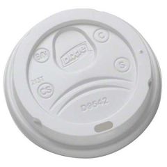 DOME LID (12,16,20oz) PERFECT TOUCH WHITE 10/100