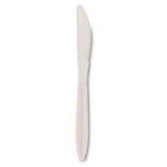 KNIFE MEDIUM WEIGHT PP 6"" WHITE 1000/CS