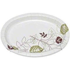 ULTRA HEAVY WEIGHT PAPER PLATE 8.5"" PATHWAYS DESIGN 4/125