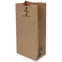 #4 PAPER BAG 30LB 5x3x10 KRAFT 500/PK