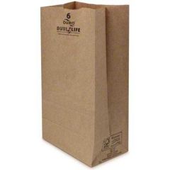 #6 PAPER BAG 35LB 6x4x11 KRAFT 500/PK