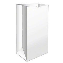 #12 PAPER BAG 40LB 7x4.5x14 WHITE 500/PK