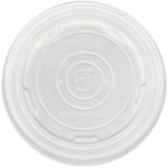 SOUP CUP LID FLAT 8-10oz TRANSLUCENT 1000/CS