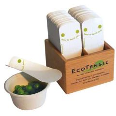 MINI PAPER TASTING SPOON 3"" WHITE 2500/CS