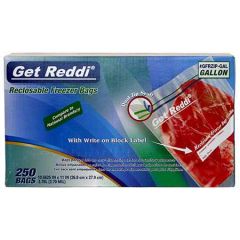 RESEALABLE FREEZER BAG GALLON 10.56X11 2.70MIL 250/CS