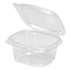 HINGED LID DELI CONTAINER 6oz CLEAR 400/CS