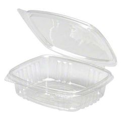 HINGED LID DELI CONTAINER 8oz CLEAR 200/CS