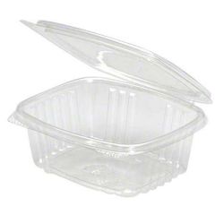 HINGED LID DELI CONTAINER 12oz CLEAR 200/CS