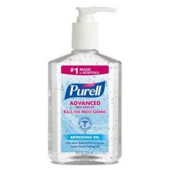 PURELL HAND SANITIZER 8oz PUMP BOTTLE 12/CS