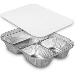 SENIOR CITIZEN TRAY 3 COMPARTMENT + LID 250/CS