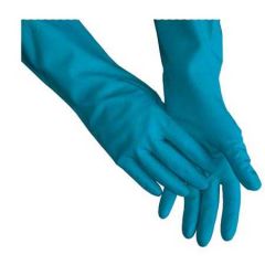 NITRILE GLOVE LINED 15 MIL MEDIUM GREEN 12/12