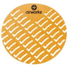 AIRWORKS URINAL SCREEN CITRUS GROVE ORANGE 10/PK