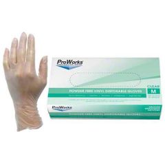 VINYL GLOVE POWDER FREE M 10/100