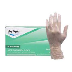 VINYL EXAM GLOVE POWDER FREE M 10/100