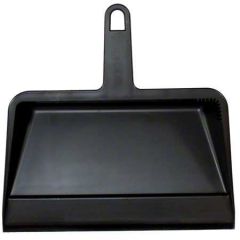 PLASTIC DUST PAN 12"" BLACK