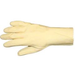 LATEX GLOVE UNLINED 18MIL M NATURAL 12/12