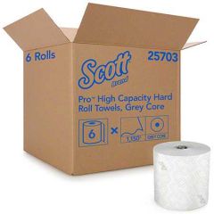 SCOTT MOD ROLL TOWEL 7.5x1150 WHITE 6/CS