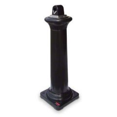 TUSCAN CIGARETTE RECEPTACLE BLACK