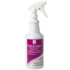 FAST AND EASY HARD SURFACE AND GLASS CLEANER 12/QT