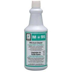 ** M95 MILD ACID CLEANER TILE AND PORCELAIN 12/QT