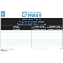 CLF LAUNDRY CARE PROGRAM CHART 10x15